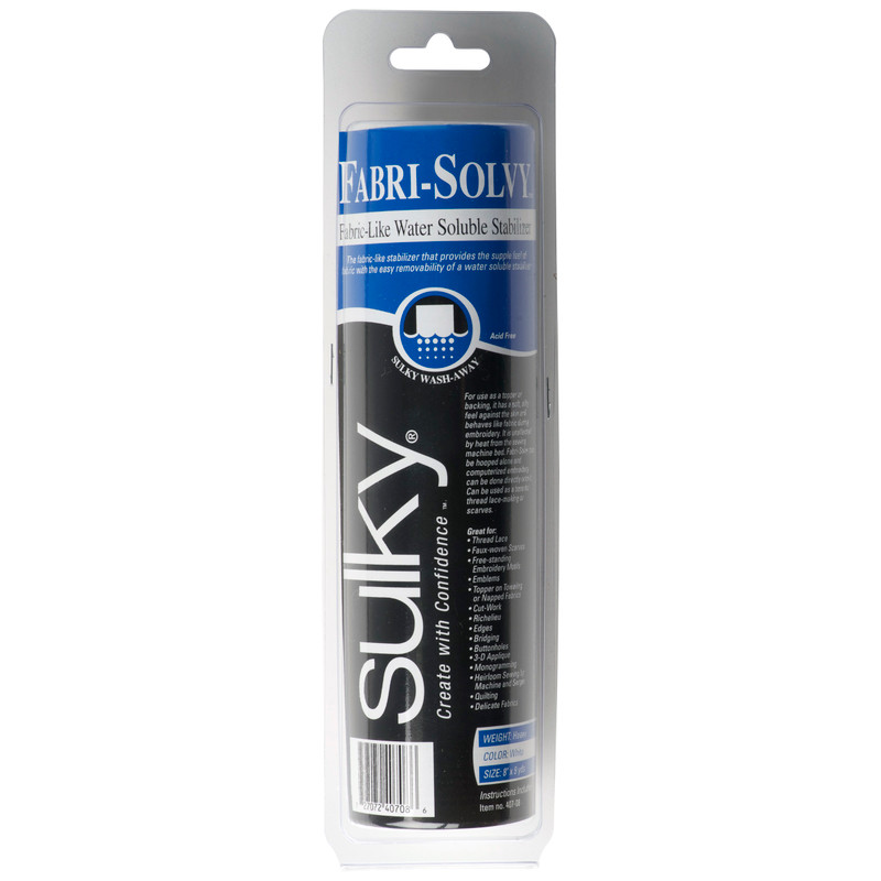 Stick and Stitch/sulky Sticky Printable Water Soluble Stabilizer for