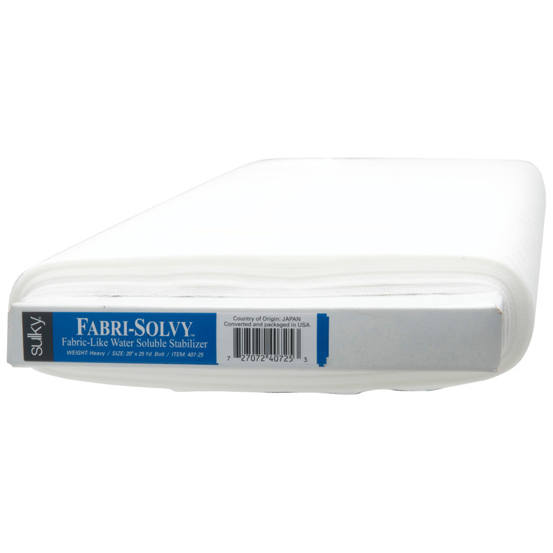 Sulky Fabri-Solvy Stabilizer - White - 20'' x 25 yd. Bolt