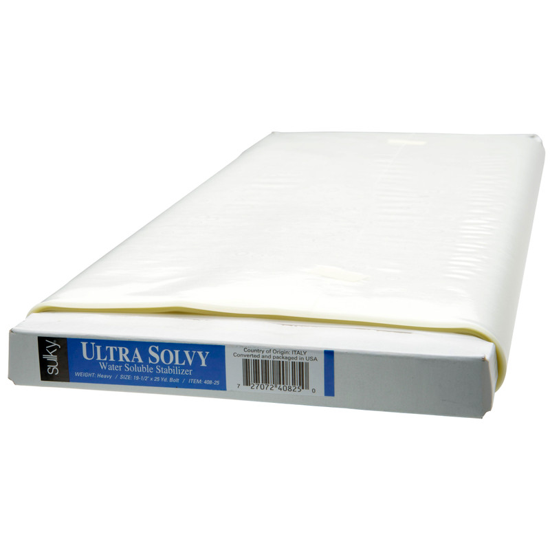 Sulky® Ultra Solvy™ Water-Soluble Stabilizer, 19.5 x 3yd.