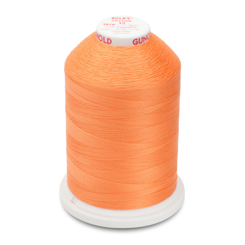 Sulky 12 Wt. Cotton Thread - Med. Purple - 2,100 yd. Jumbo Cone