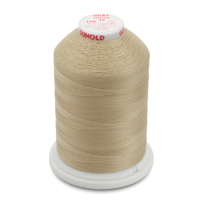 100% Cotton Sewing and Quilting Thread | Color PEACH | For Quilting,  Sewing, and Serging | Threadart Brand | 1000M Spools 50/3 Weight | 50  Colors
