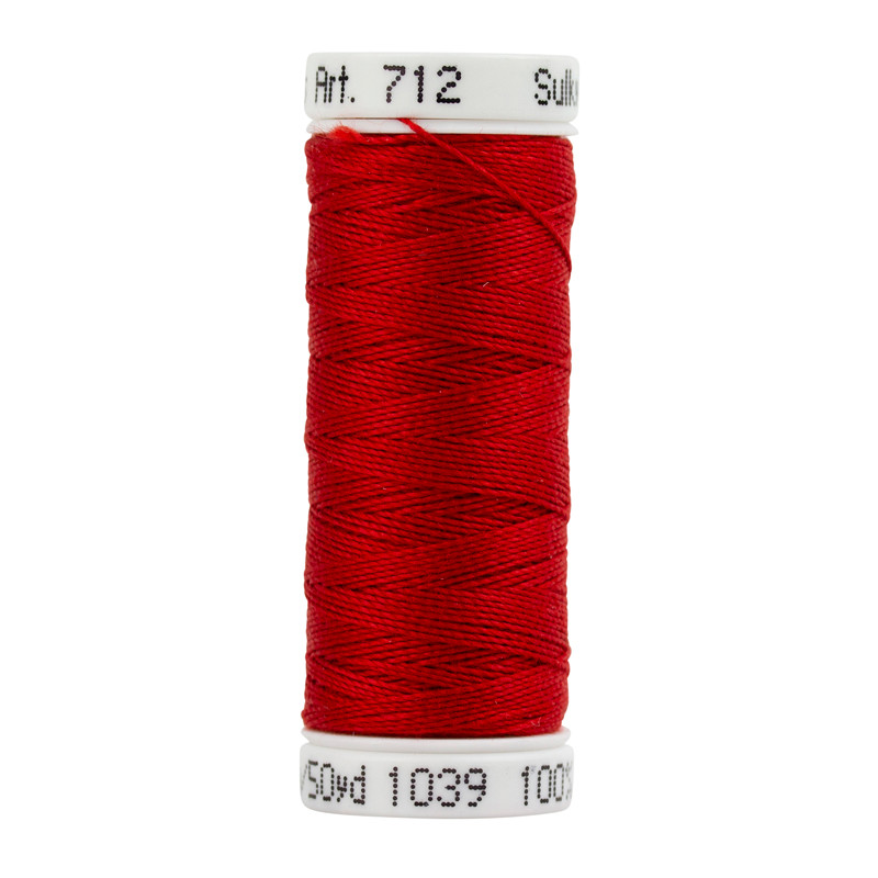 Sulky of America 12wt Cotton Petites Thread, 50 yd, True Red