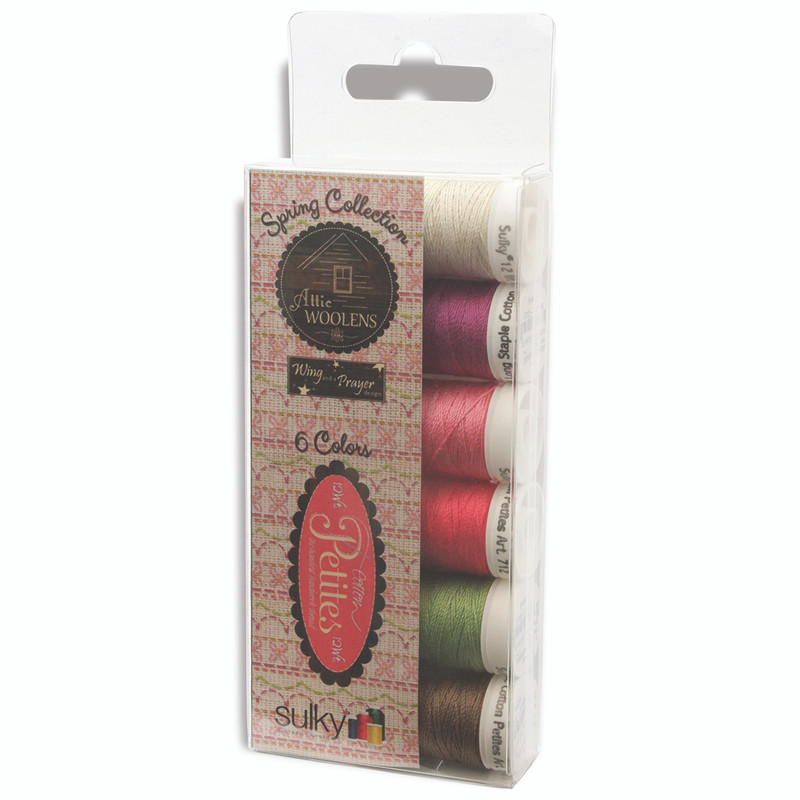  Sulky Sampler 12wt Cotton Petites, Spring Assortment, 6-Pack :  Arts, Crafts & Sewing