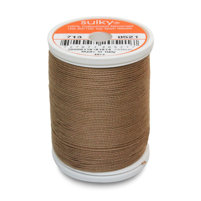 Sulky Cotton Thread 12wt 330yd Dk Ecru