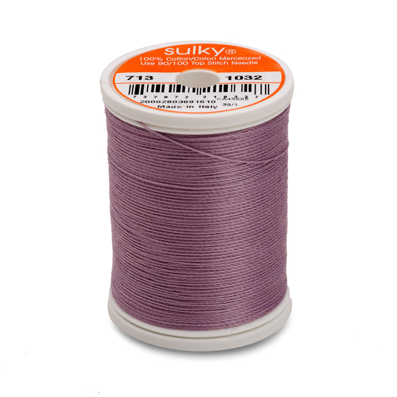 Sulky Cotton Thread 12wt 330yd Dk Mauve