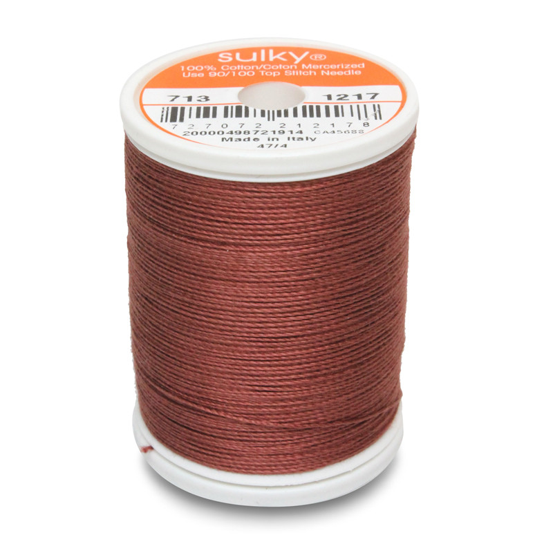 Sulky of America 12wt Cotton Thread, 330 yd, Chestnut