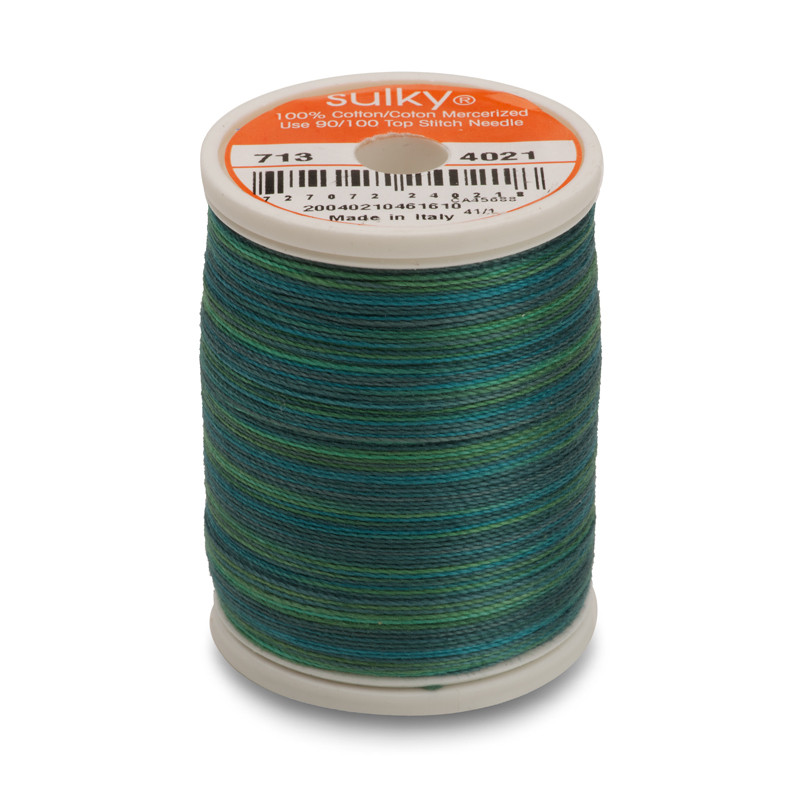  Sulky Of America 12wt Cotton Thread, 330 yd, Turquoise