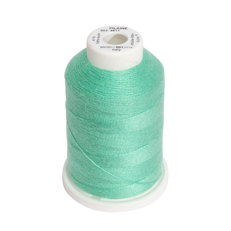 Sulky Filaine 12 Wt. Acrylic Thread - Pure White - 435 yd. Maxi Spool