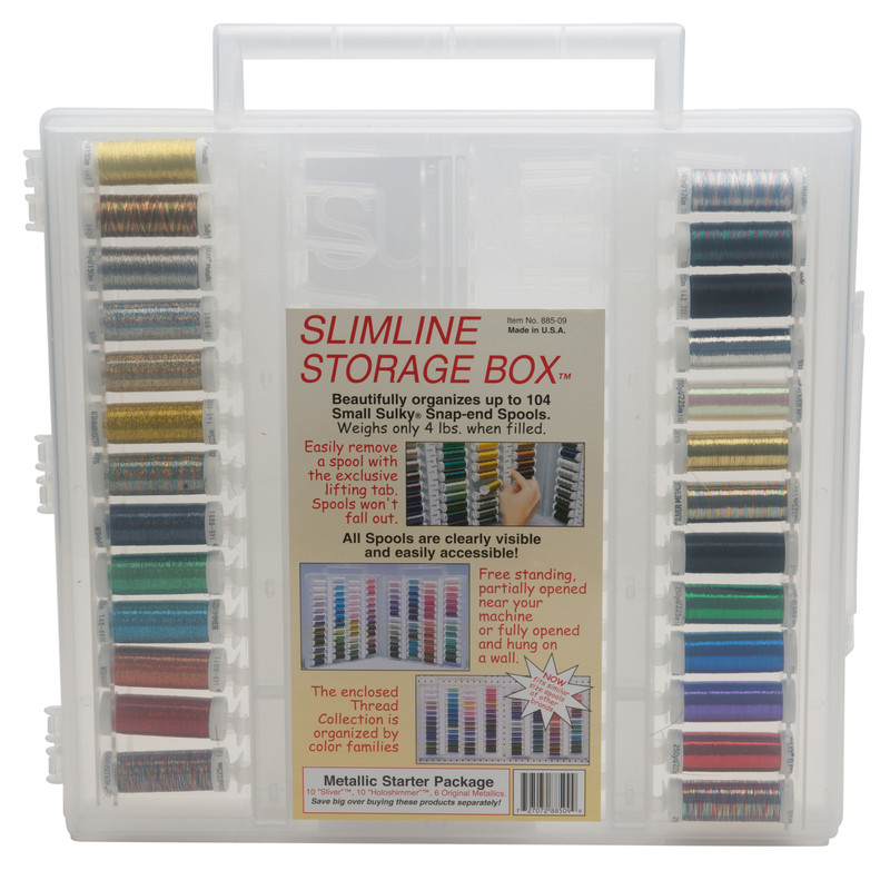 Sulky 's 26 Best-Selling Colors of Brilliant Metallic Thread