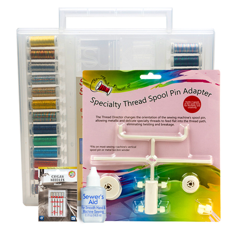 Fine Line Thread Kit 15 Spools  Designs In Machine Embroidery