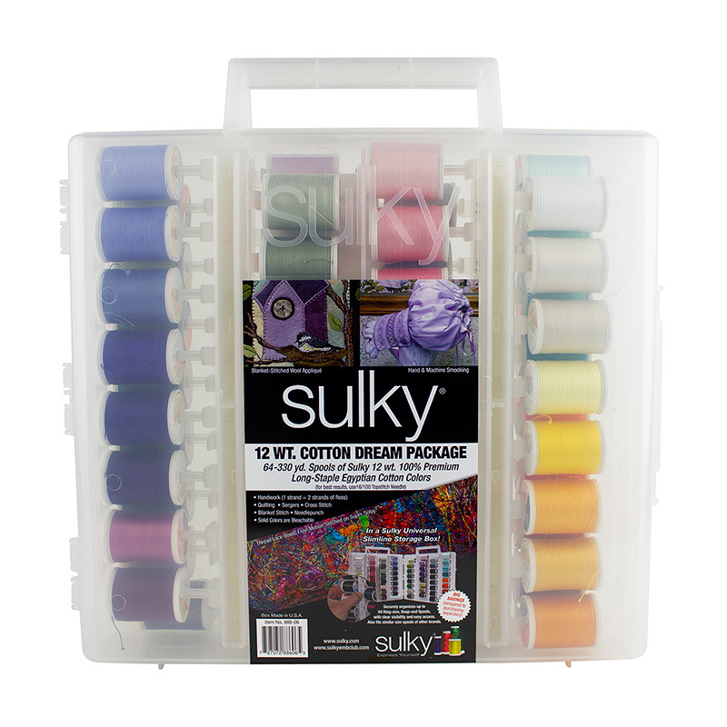 Sulky Sampler 12wt Cotton Petites 6-pkg-greens Assortment