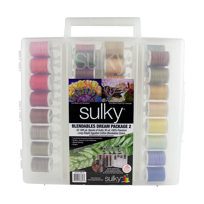 Sulky 's Newest 42 Egyptian Cotton Blendables Thread/ Box