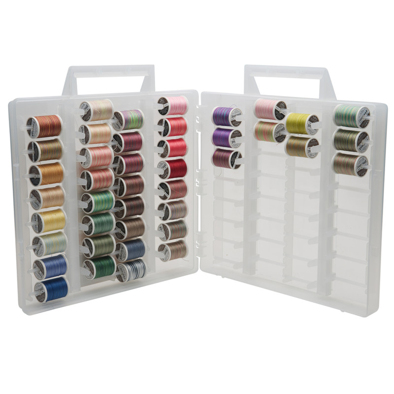 Universal Slimline Thread Storage Box - 30 Wt. Cotton Blendables Thread ...