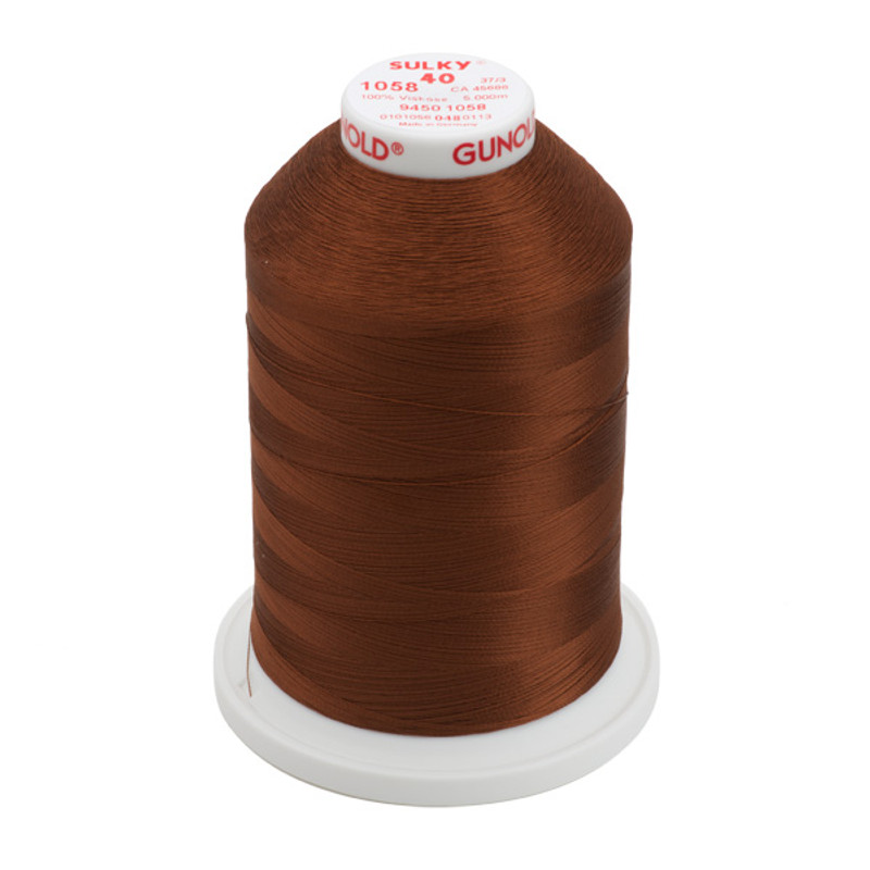 Sulky 12 Wt. Cotton Thread - Dk. Ecru - 2,100 yd. Jumbo Cone