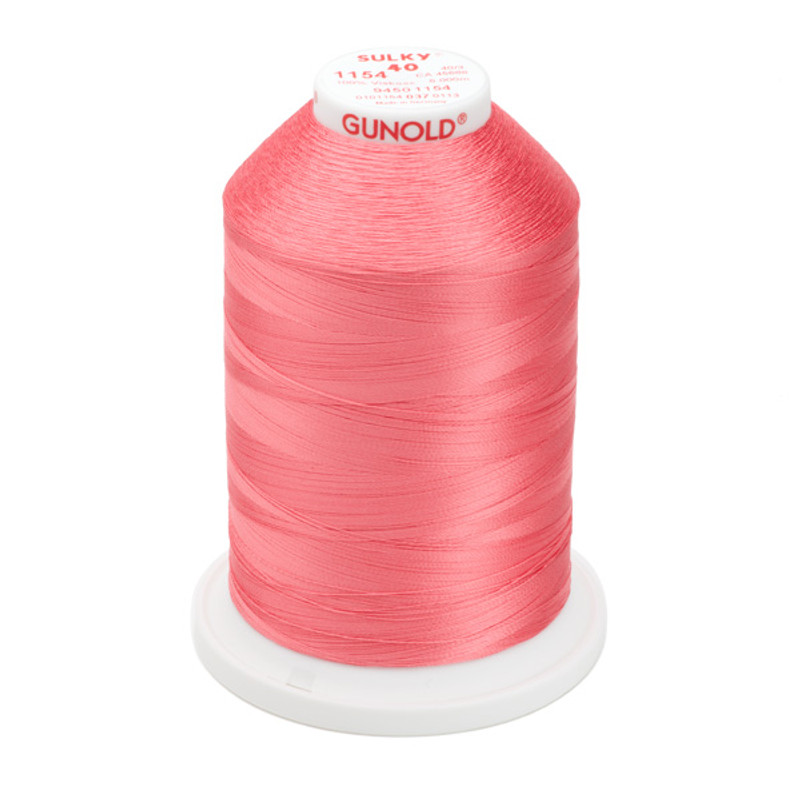 Sulky 40 Wt. Rayon Thread- Christmas Red - 5,500 yd. Jumbo Cone