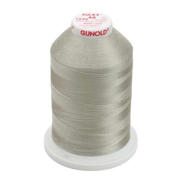 Sulky 40 Wt. Rayon Thread- Lt. Putty - 5,500 yd. Jumbo Cone