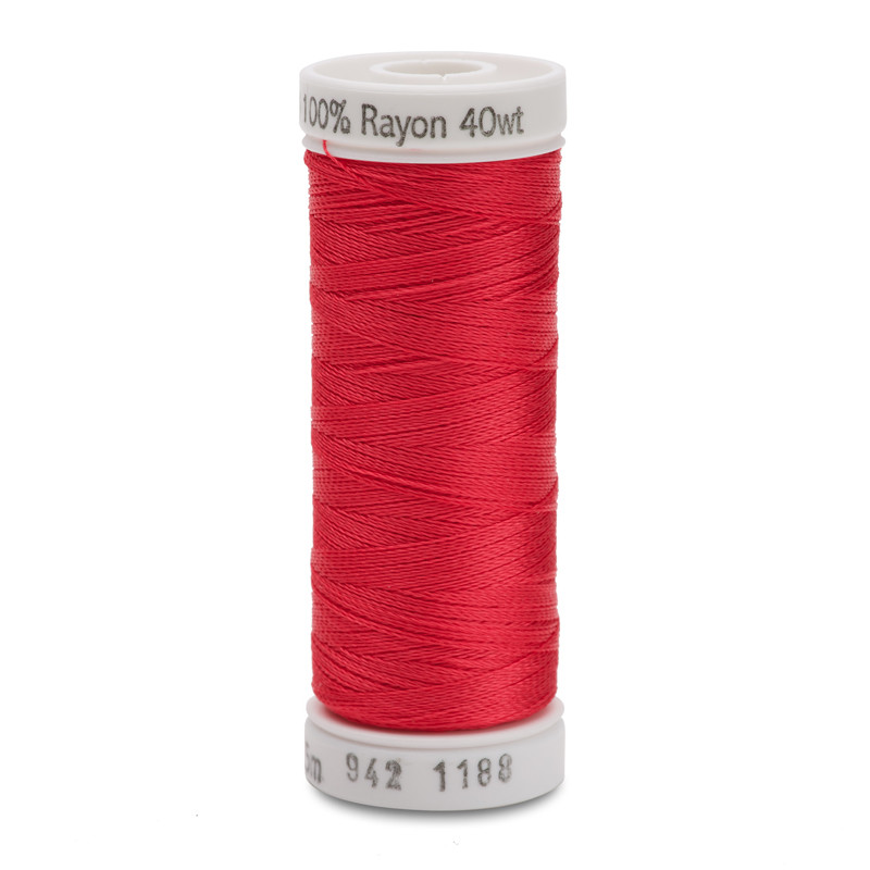 Sulky Rayon Thread 40wt 250yd Red Geranium