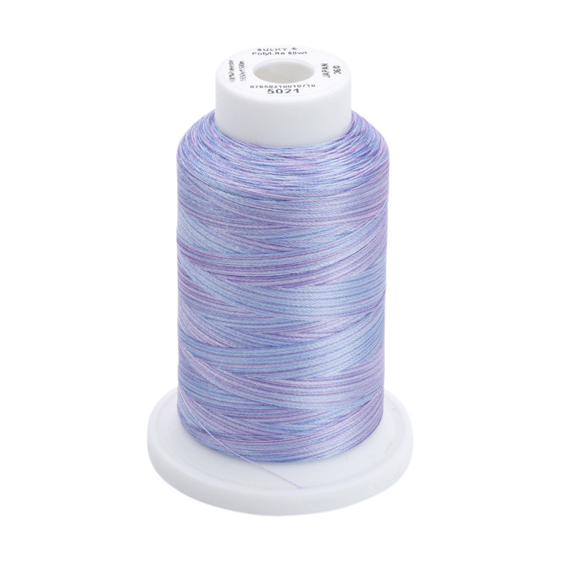 Sulky 60 wt Poly Lite thread for Embroidery and quilting and
