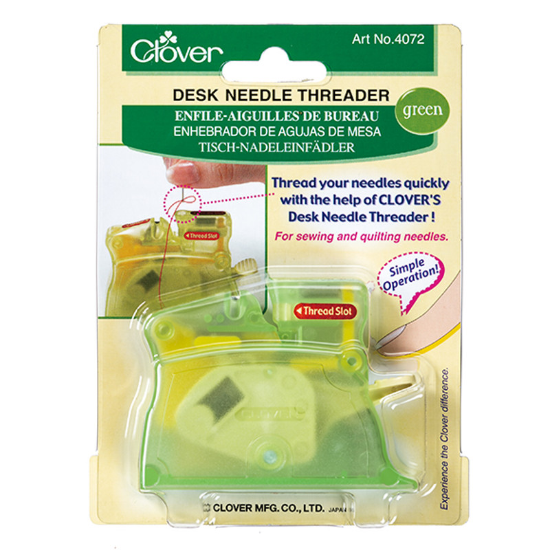 Clover Desk Green Needle Threader