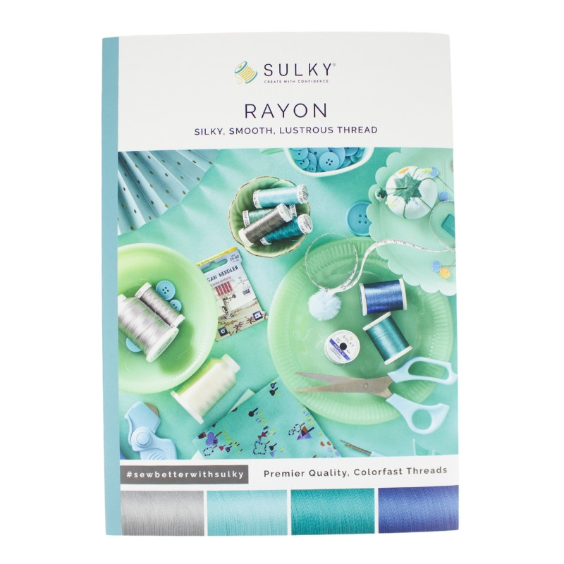 チューリッヒ スロウカラー Sulky Rayon Real Thread Color Card