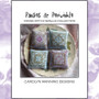 12 Wt. Cotton Thread - Pansies and Periwinkle Cross Stitch Sampler by Carolyn Manning - 50 yd. Spools