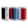 "Red, White, and You" Mini Palette for Hand Embroidery - 6-pack + 6 Hand Embroidery Designs