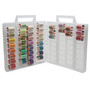 Universal Slimline Thread Storage Box - 12 Wt. Cotton Blendables Thread Pkg. - 1st 42 Colors