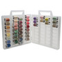 Universal Slimline Thread Storage Box - 12 Wt. Cotton Blendables Thread Pkg. - 3rd 42 Colors