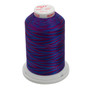 Sulky 40 Wt. Rayon Multi-Color Thread - Blue/Fuchsia/Purple - 5,500 yd. Jumbo Cone