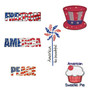 Patriotic Palette - For Machine Embroidery - 10 pk. Thread Assortment- 250 Yds. Each