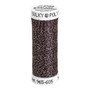 Sulky 30 Wt. Poly Sparkle™  Thread - Dark Tawny Brown with Silver Sparkle - 290 yd. Spool