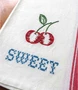 "Vintage Made Modern" Towel + Thread Kit - 10 spools 12 Wt. Cotton Petites, 6 Towels, 6 Free Hand Embroidery Designs, 1 Pre-Printed Sheet Stick 'n Stitch
