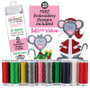 Merry Kris-Mouse Palette - For Machine Embroidery - 10 pk. Thread Asst. - 250 yds. each