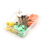 Clover Flower Head Pins - 100-pack