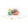 Clover Flower Head Pins - 100-pack