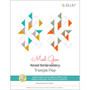 Mod Geo: Triangle Play - Hand Embroidery Design
