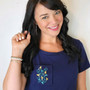 Mod Geo: Triangle Play - Hand Embroidery Design