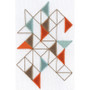 Mod Geo: Triangle Play - Machine Embroidery Design