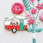 Christmas Camper Magnetic Needle Minder