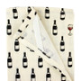 Wine Bottle Printed Kitchen Towel