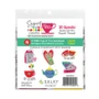 Cup of Tea Machine Embroidery Palette - 40 Wt. Rayon Thread 10-pack + 6 Designs
