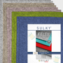 Felty Heather Assortment - 10 Sheets - 8" x 11"