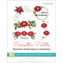 Christmas: Poinsettia Machine Embroidery Design Collection