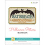 Halloween Potions: Bat Breath Machine Embroidery Patch Design