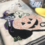 Halloween Machine Cross-Stitch Wordplay Design Combo by Ursula Michael