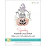 Spooky Machine Cross-Stitch Halloween Wordplay Design by Ursula Michael