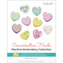 Conver"sew"tion Hearts Machine Embroidery Thread Palette - 10-pack + 20 Designs