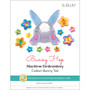 Bunny Hop: Cotton Bunny Tail Machine Embroidery Design