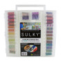 Original Slimline Thread Storage Box - 12 Wt. Cotton Petites Blendables Thread Collection - 1st 42 Colors