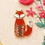 Floral Fox Needle Minder